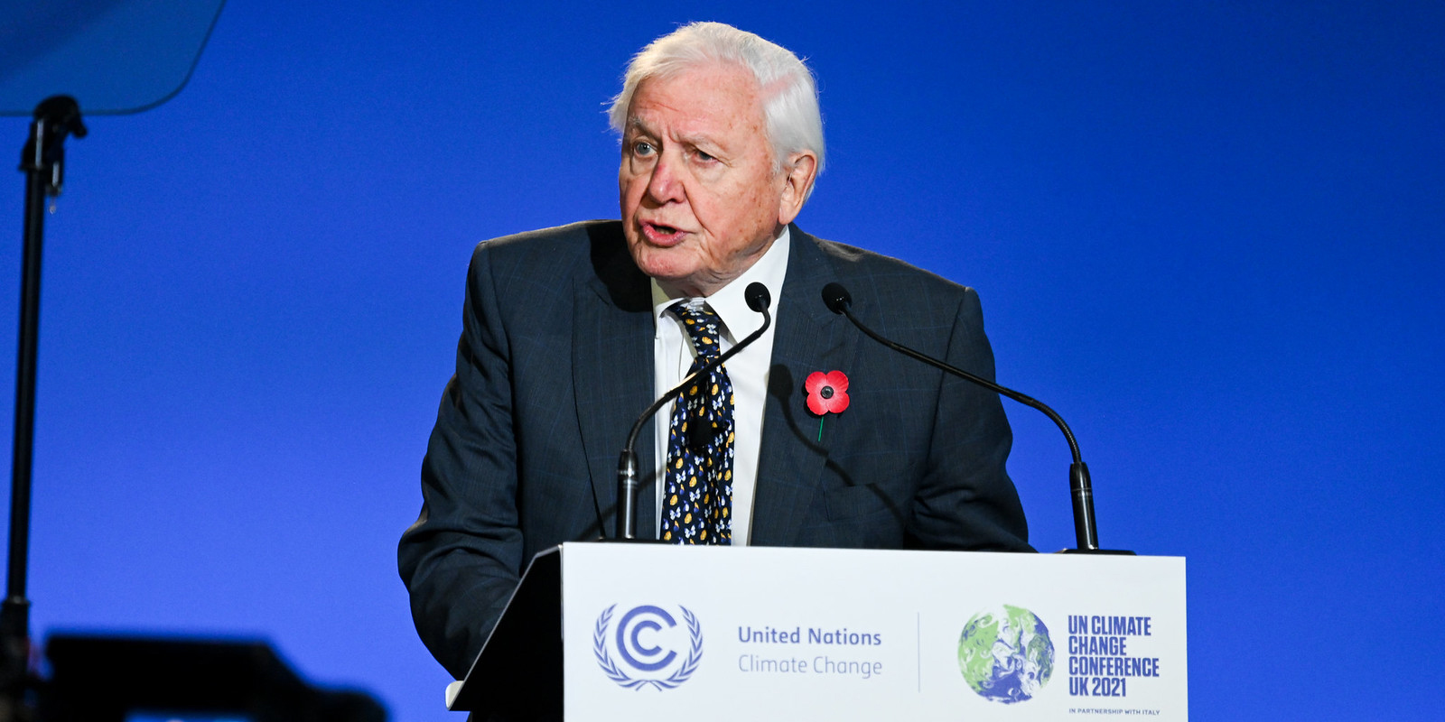 Discours de David Attenborough lors de la COP 26 à Glasgow