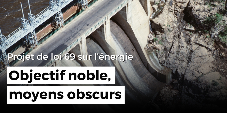 Projet de loi 69 sur l’énergie: «Objectif noble, moyens obscurs», dit Nature Québec