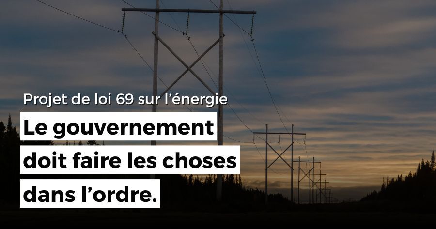 Projet de loi n°69 : Le gouvernement doit faire les choses dans l'ordre selon des groupes de la société civile