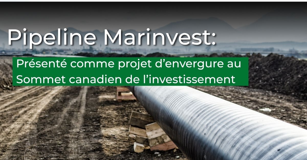 Marinvest Energy : La population du Québec toujours dans le noir pendant qu’Ottawa courtise déjà les investisseurs étrangers